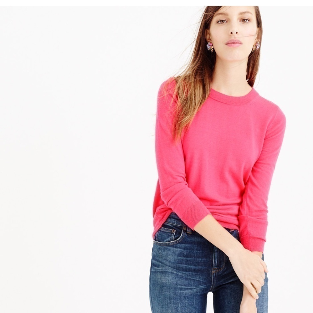 - New -j crew lemon zest tippi pull over sweater - Picture 2 of 4